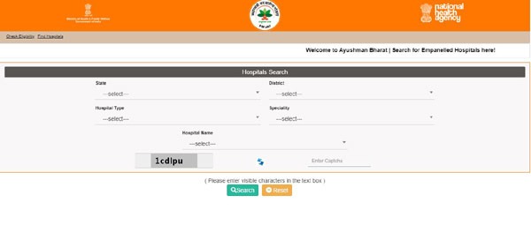 Ayushman Hospital List