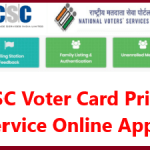 csc voter card print
