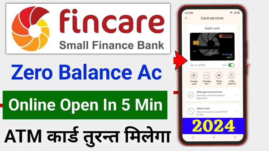 Fincare Bank Account Opening