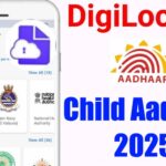 how to add child aadhaar in digilocker
