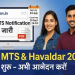 SSC MTS Notification 2025